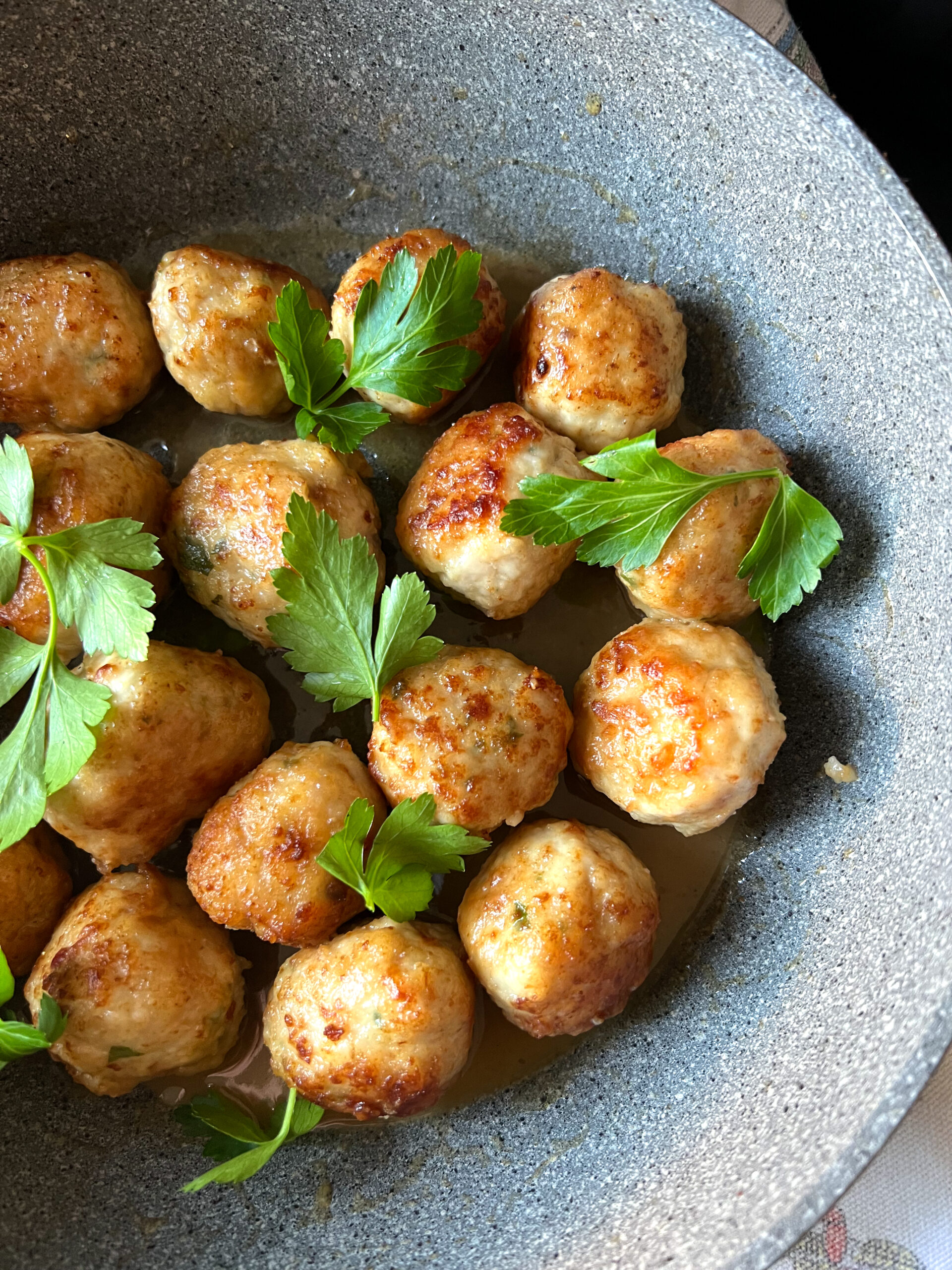Polpette di pollo e limone